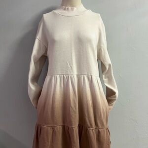 Wild Fable ombre sweater dress small with pockets!
